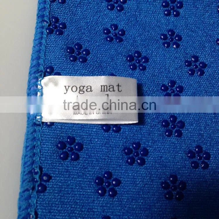 Towel yoga mat fabrics yoga towel gymnastics with mesh bag