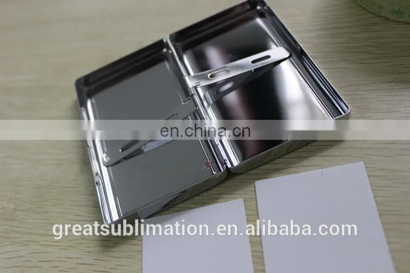 custom print cigarette case with aluminum sheet for sublimation