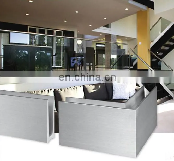 Balcony Frameless Glass Balustrade with Aluminium U Channel
