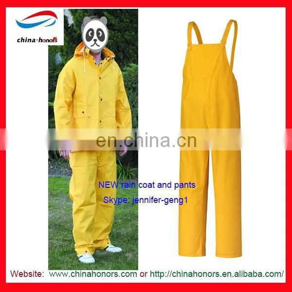 NEW industrial rain coat polyester blue rain coats polyester webbing 20mm