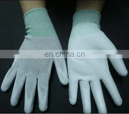 Carbon fiber ESD PU TOP Fit Gloves