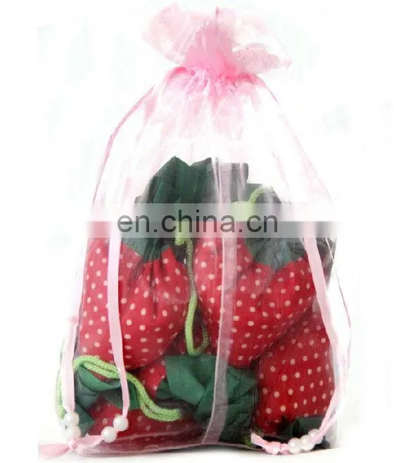 custom organza cosmetic pouch promotional organza nail bag organza polish pouch wholesale free sample