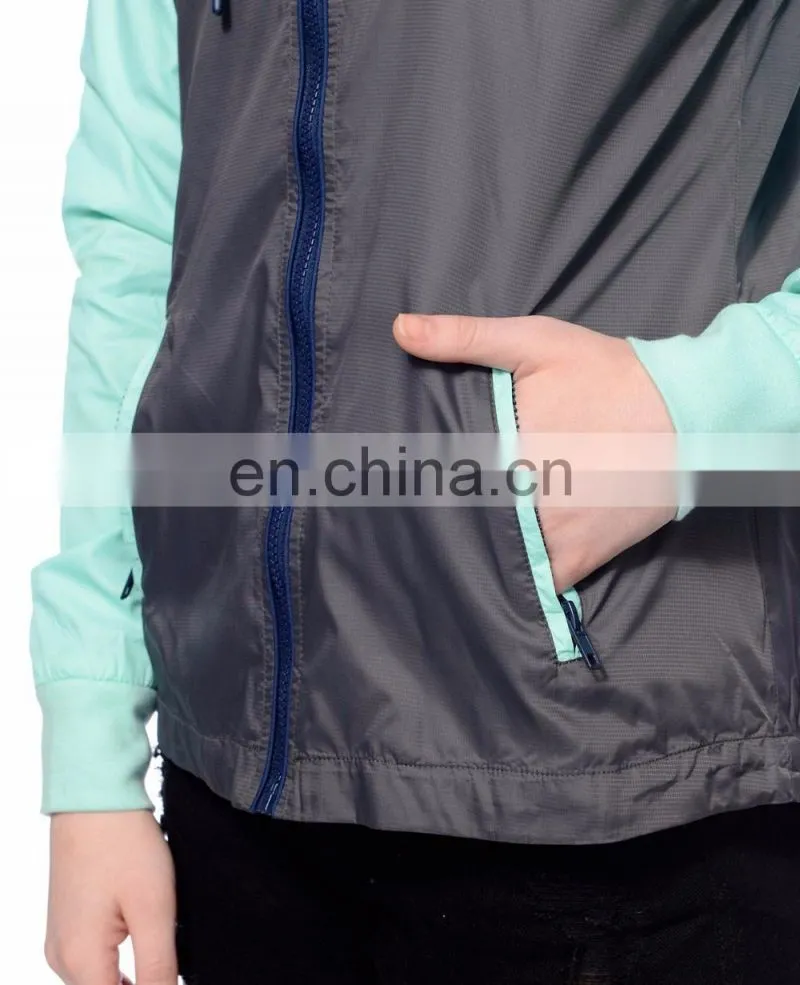 coats and jackets woman wholesale custom windbreaker nylon bomber jackets