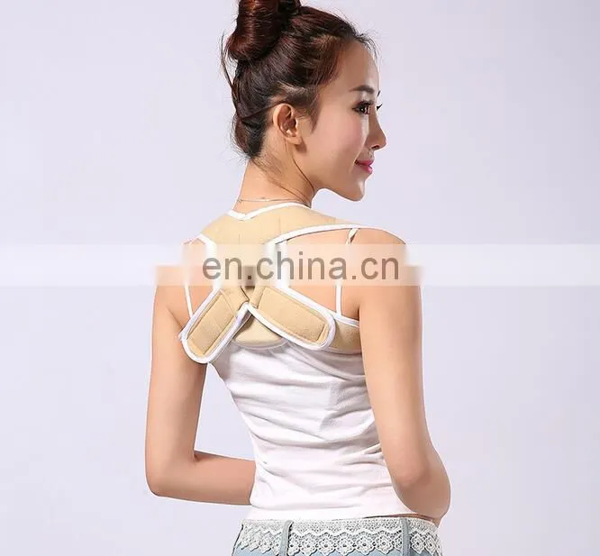 Upper Back Posture Corrector Brace and Clavicle Support for Fractures, Sprains, and Shoulders #BZ-007
