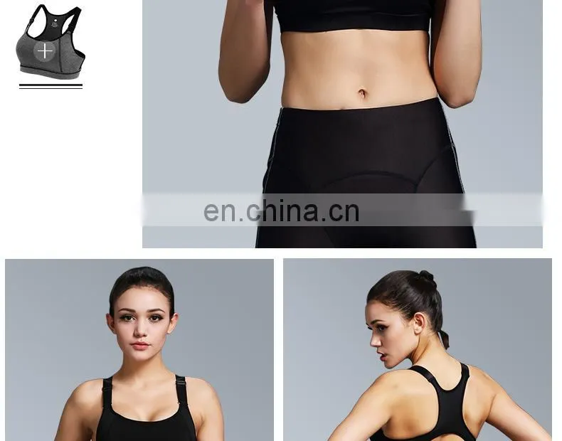 Sports Bra Women Fitness Yoga Padded Push Up Breathable Gym Bra#1102