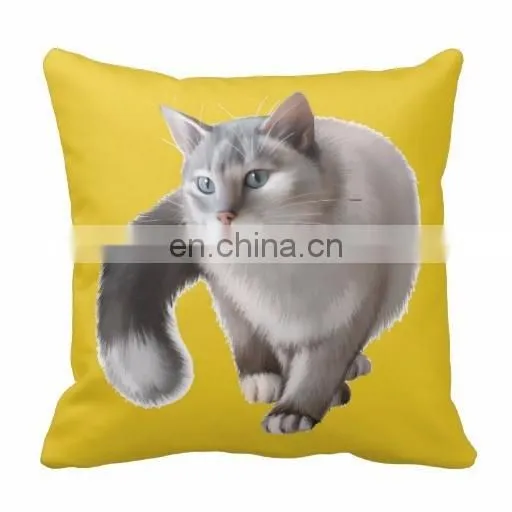 Linen yoga bolster pillow Cover For Home Decorative