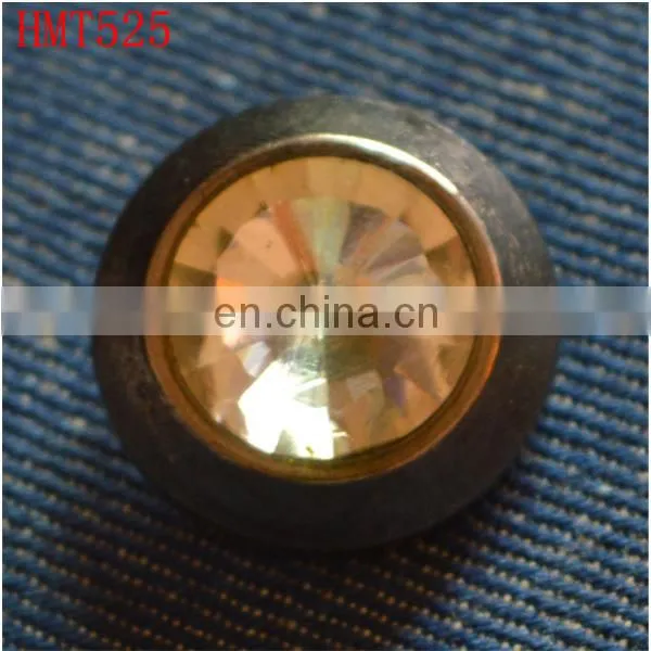 artificial fashion diamonds metal jeans button