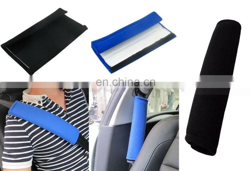 Full Cotton Eco-Friendly Car Safety Seat Belt Cover/ Seatbelt Shoulder Pads