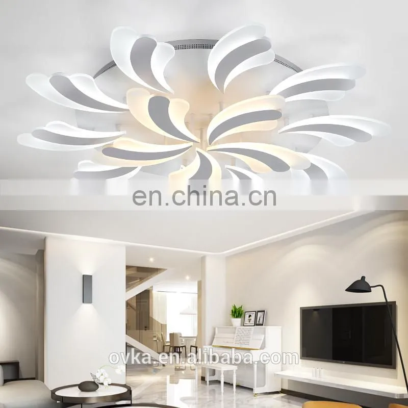 Postmodern art ceiling lamp living room bedroom lamp acrylic ceiling light on sale
