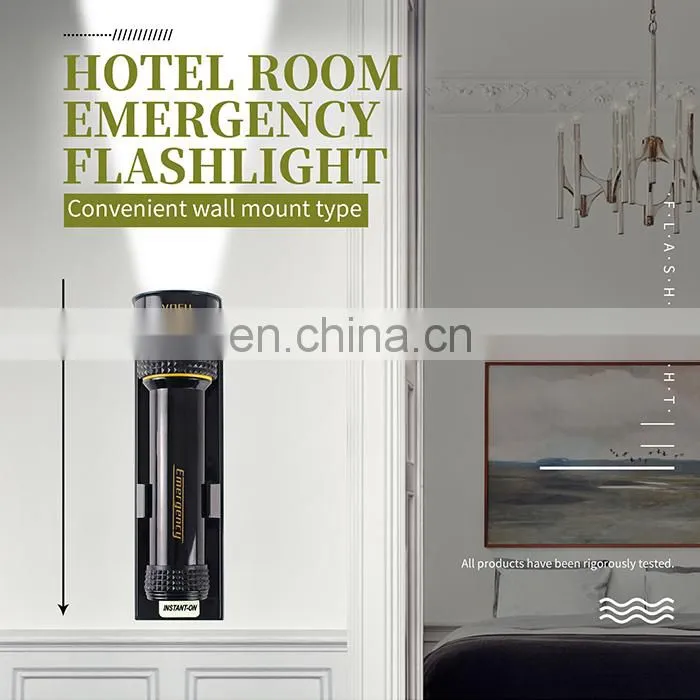 Honeyson wall led torch flashlight rechargeable for hotel room