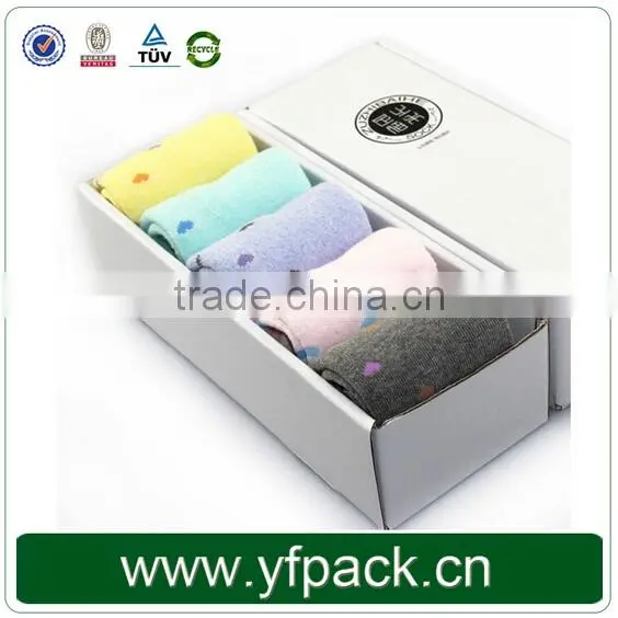 Folding paper socks box/socks packaging box/paper box for socks printing wholesale