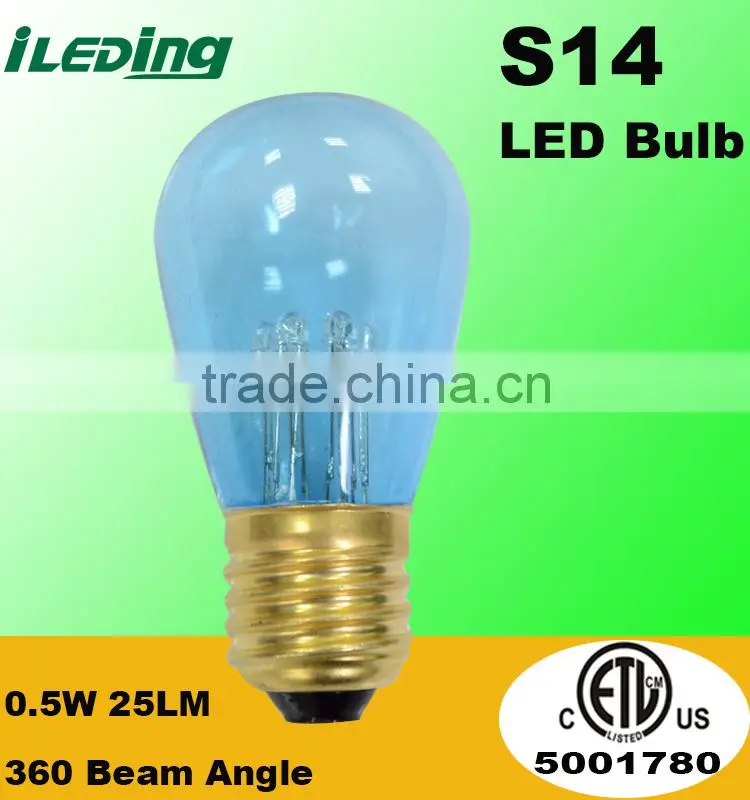 UL ETL approved E26 S14 LED Bulb