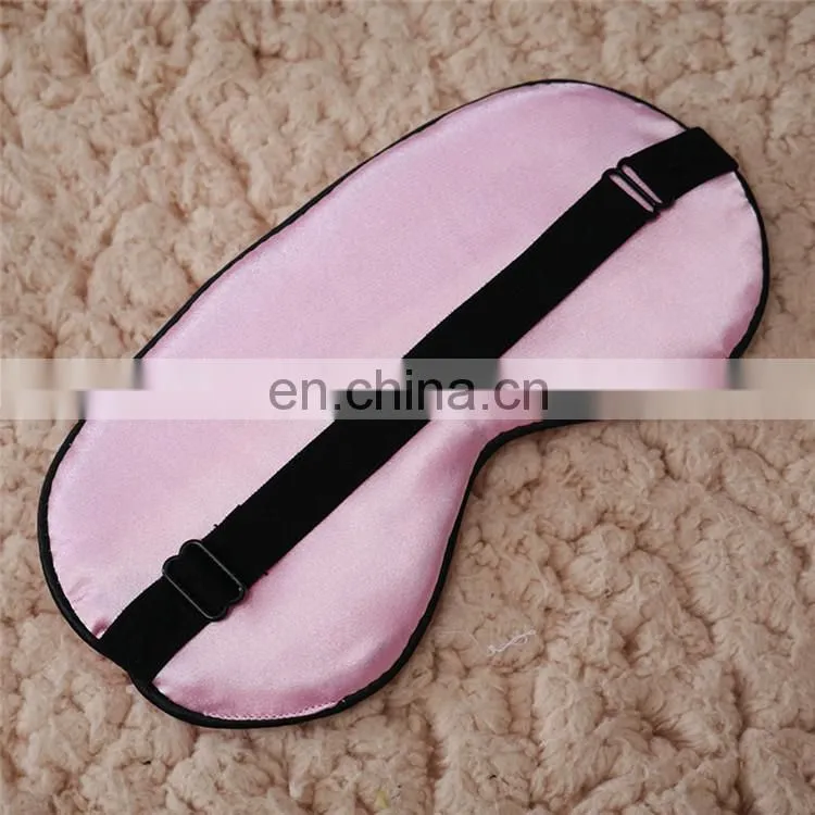 Factory Direct Sale Luxury 100% Silk Eyes Mask For Travel Eye Pouch Sleeping Eyemask With Custom Logo