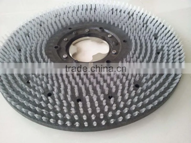 Disc floor sweeper brush pad driver