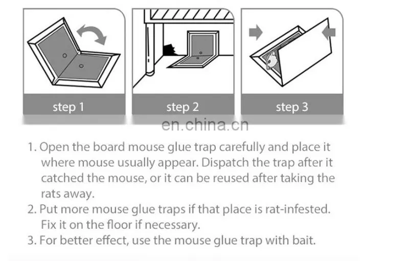 Cycle Products Russian Rat glue trap Kill Cockroach Rat Trap Sticky Mouse Traps