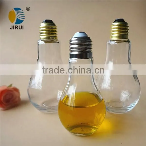 850ml lamp shape glass bottle with screw top