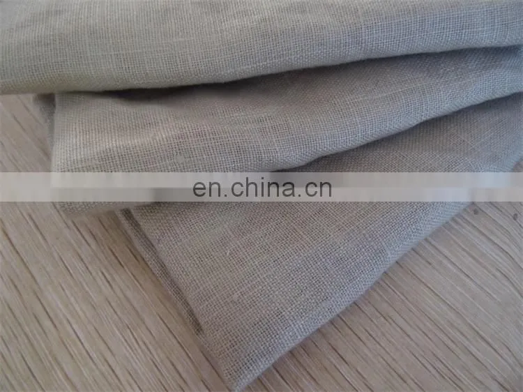 Wholesale 9*9 piece dyed stone washed 100% linen fabric