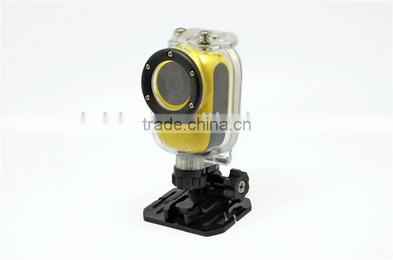 H.264 MOV Outdoor Waterproof 1080P HD WiFi Sport Action Camera With Data Sharing By HDMI and WiFi Connection