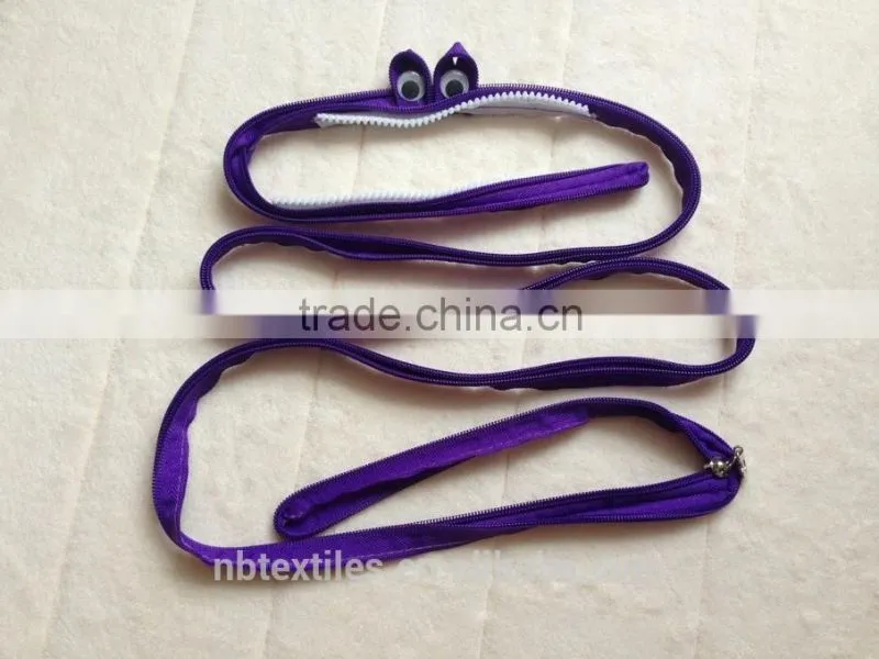 Zipper pouch,one long zipper bag