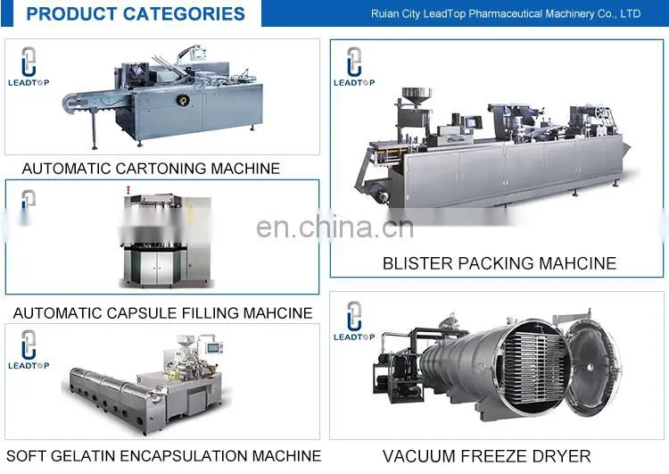 Tablet/capsules Blisters Aluminum Plastic Blister Packing Machine and Cartoning Machine Production Line