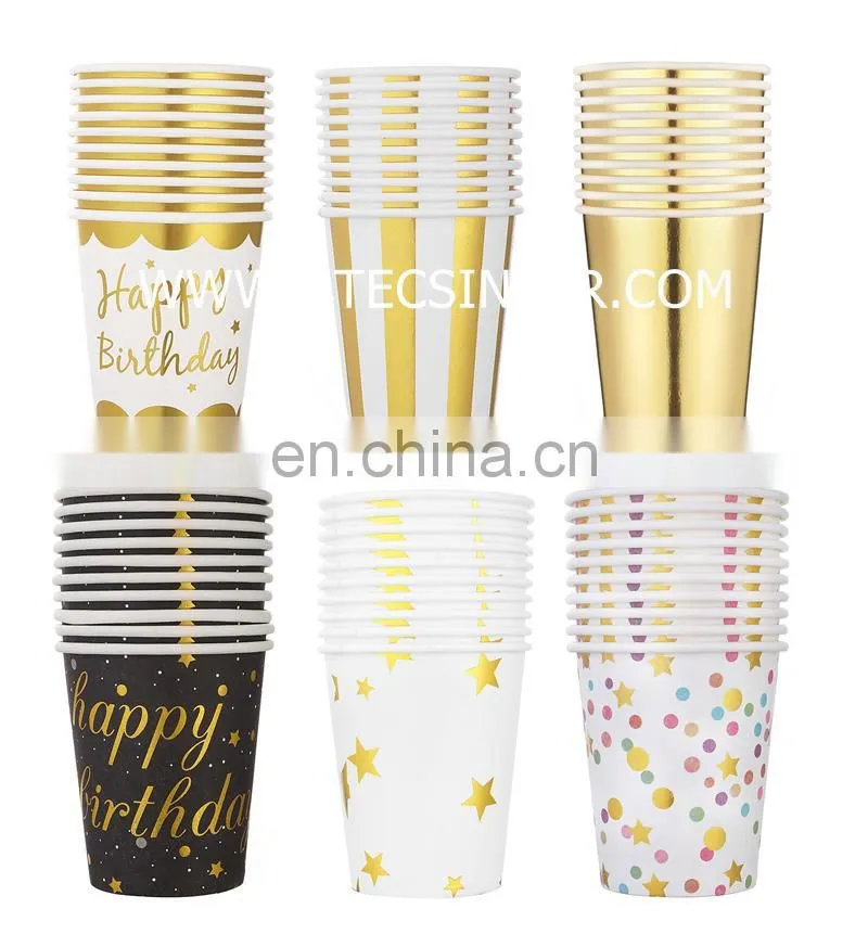 PS12S double layer ripple wave wall paper glass cup making forming machine with automatic lubrication system