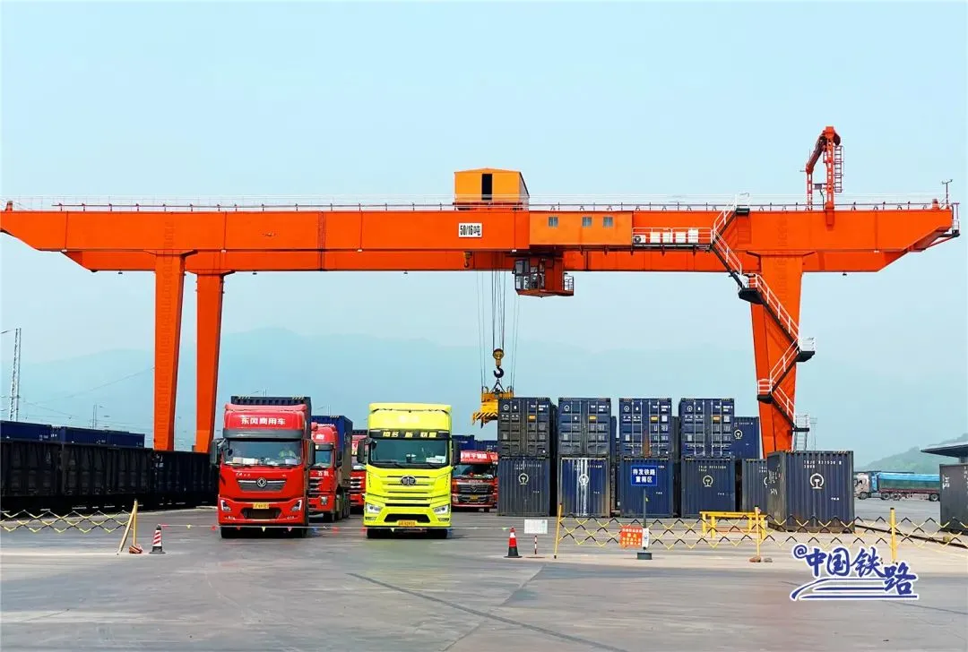 China-Russia rail freight business line