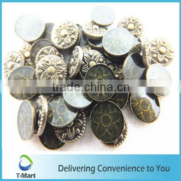 korean quality fashion accessories hot fix copper metal for jeans