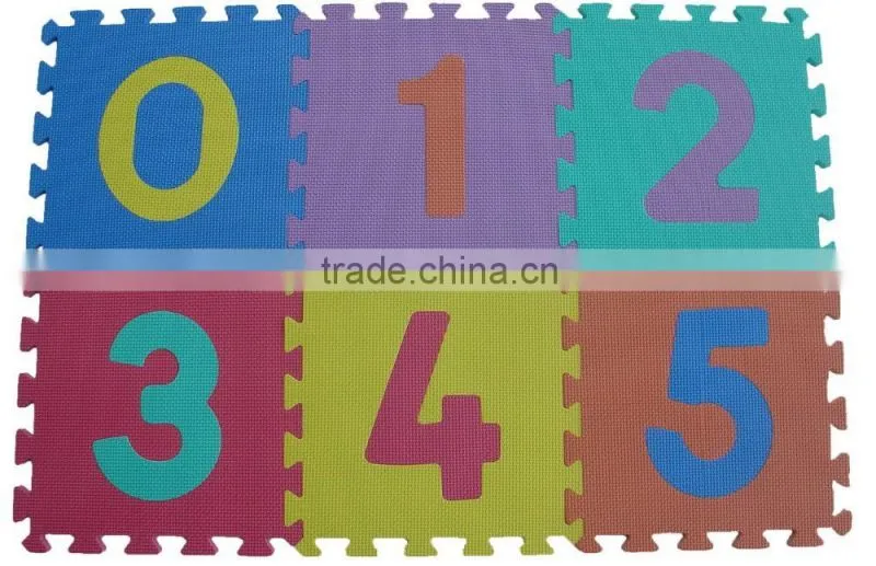 Eco Friendly EVA Number Puzzle Mat