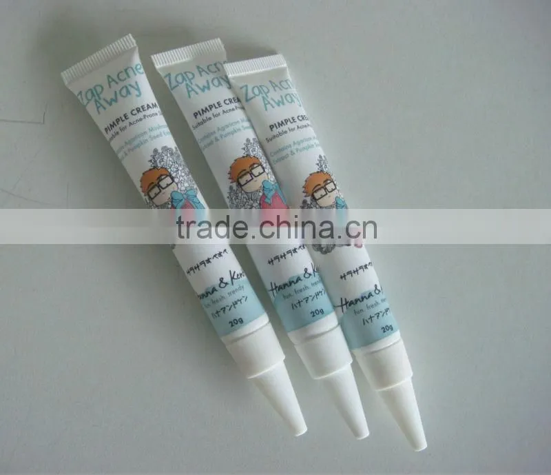 Small Plastic Tube for Cream packing, 5ml-20ml Cosmetic Tubes