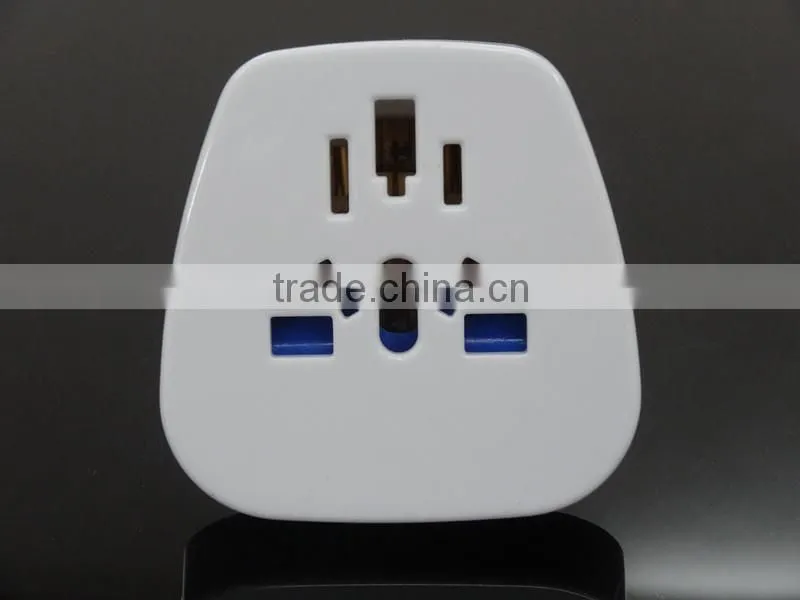 Delicate Design Insulated Pin AU New-zealand Argentina to AU UK EU US universal China Japan Singapore Travel Adapter Converter
