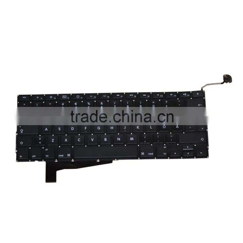 Swedish Laptop Keyboard Replacement 2008-2012 For Macbook Pro 15" A1286