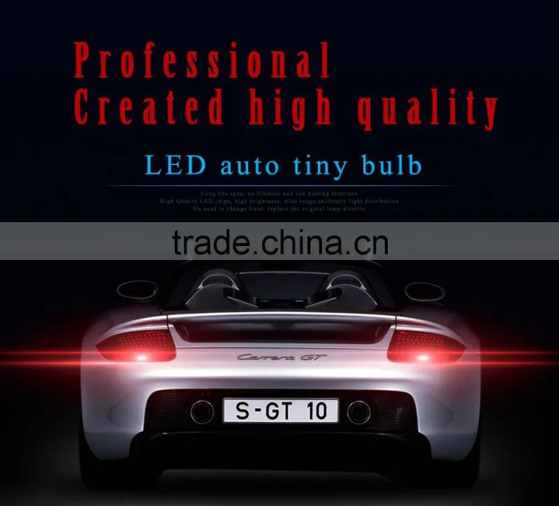 New auto tiny T10 floodlight smd led light tiny bulb, high quality leds car lighting