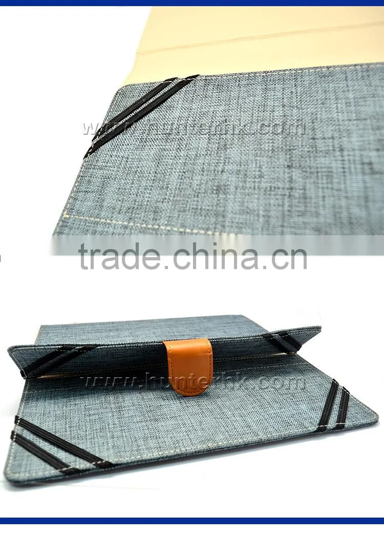 Denim Fabric Universal Tablet Case For HTC Nexus 9