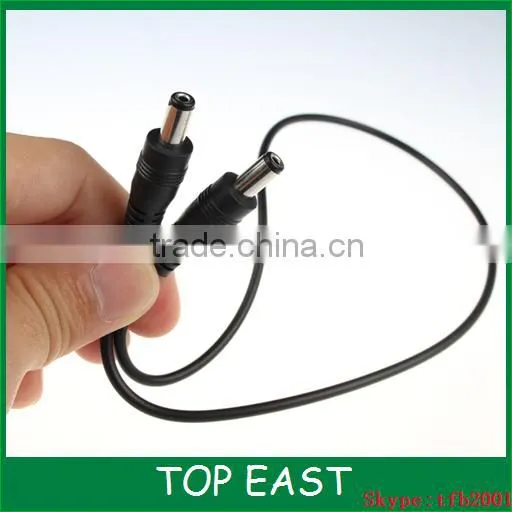 DC5.5 * 2.1 yellow plastic fork male DC power cable to extend the 2464 single-head wire