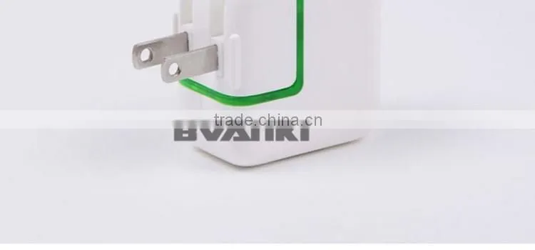 high quality 10W fast charging High speed US EU AU UK plug 2.1A LED light quick charge 2.0 travel charger usb wall charger
