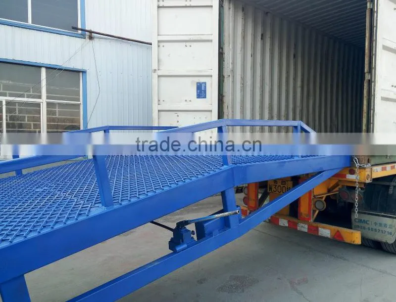 hydraulic mobile ramp for forklift