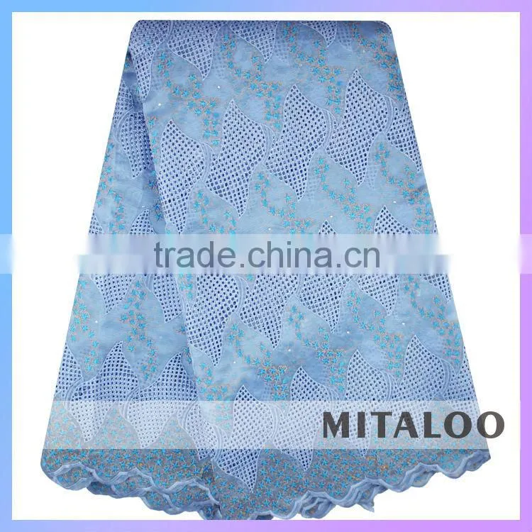 Mitaloo Organza Lace African Bridal Lace Fabric Wholesale Price MOG0195