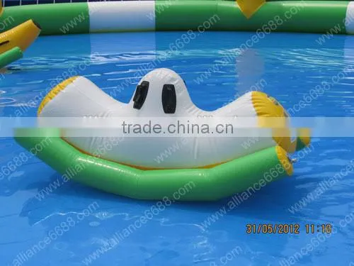 double totter water seesaw swimming pool games