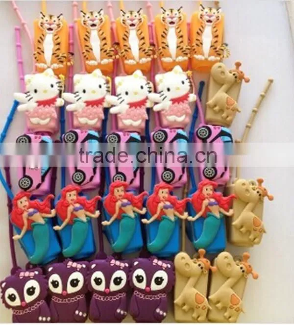 Customized Logo Silicone Coloring hand sanitizer pocket holder
