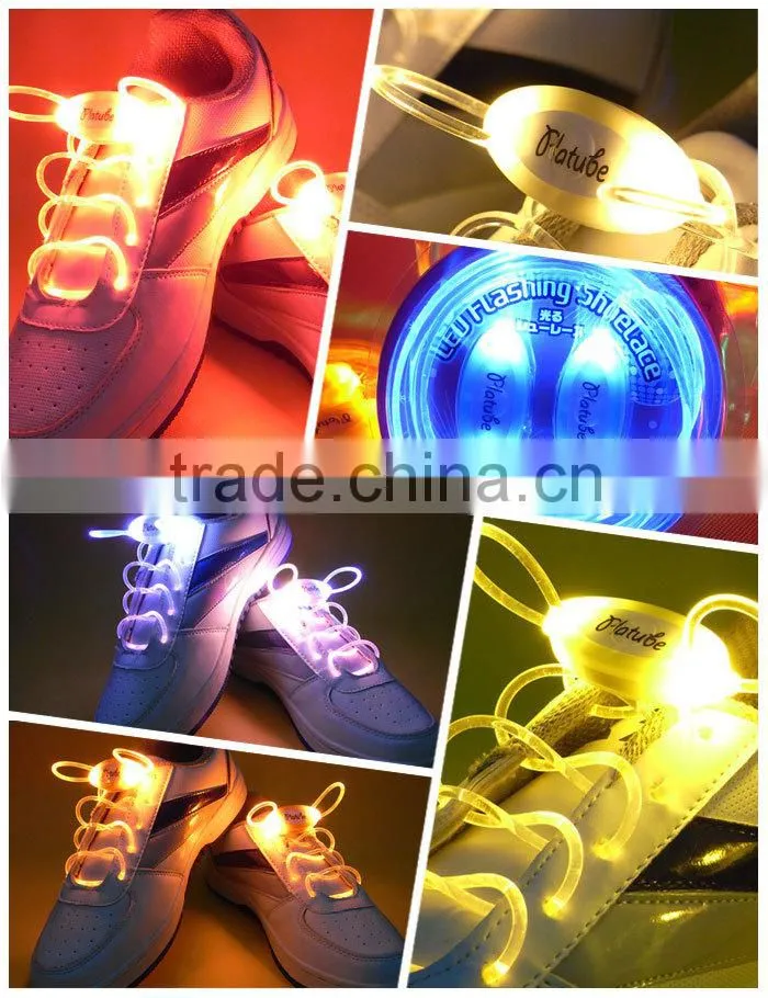 Fourth-generation LED shine shoelaces glow laces gifts outdoor sports party supplies promotional flashing shoelace