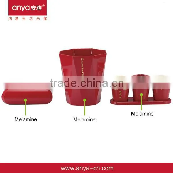 D626 gift set plastic melamine shower bathroom accessories names