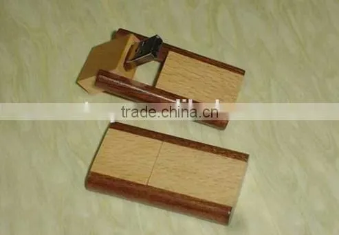 hot sales lowest price swivel usb flash disk wood usb flash drive custom logo oem