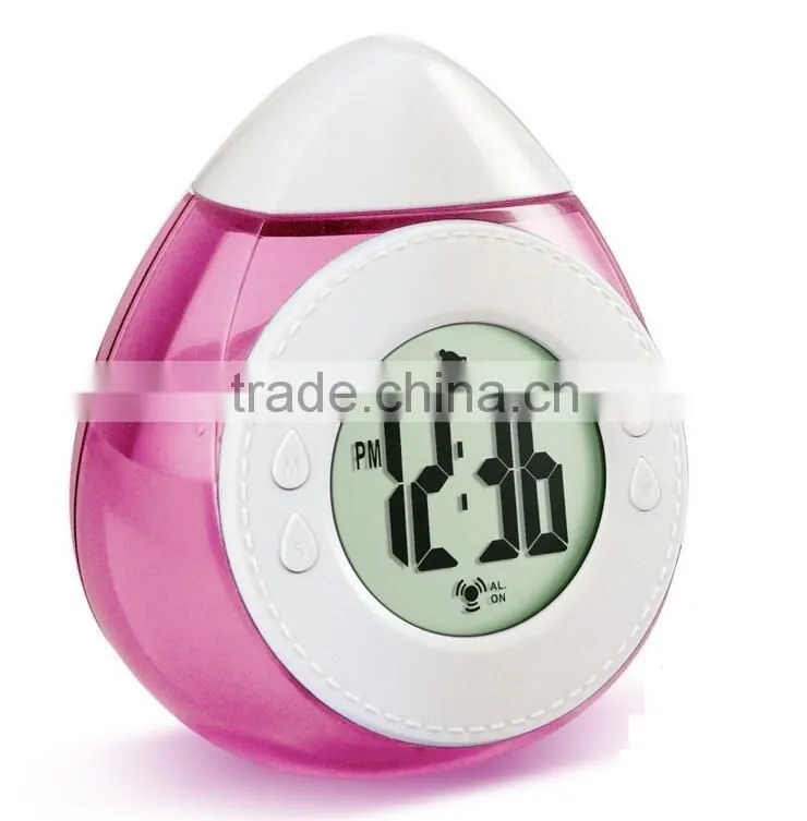 Promotional Latest Technology Smart Water Power Clocks Alarm Magical Clock Digital Display Clocks