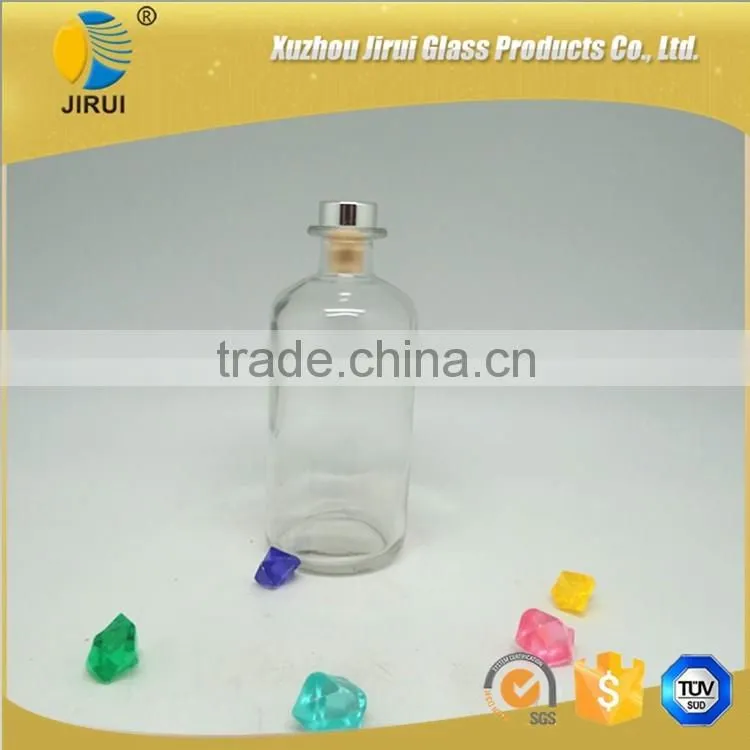 200ml aroma reed diffuser glass bottle with silver cork