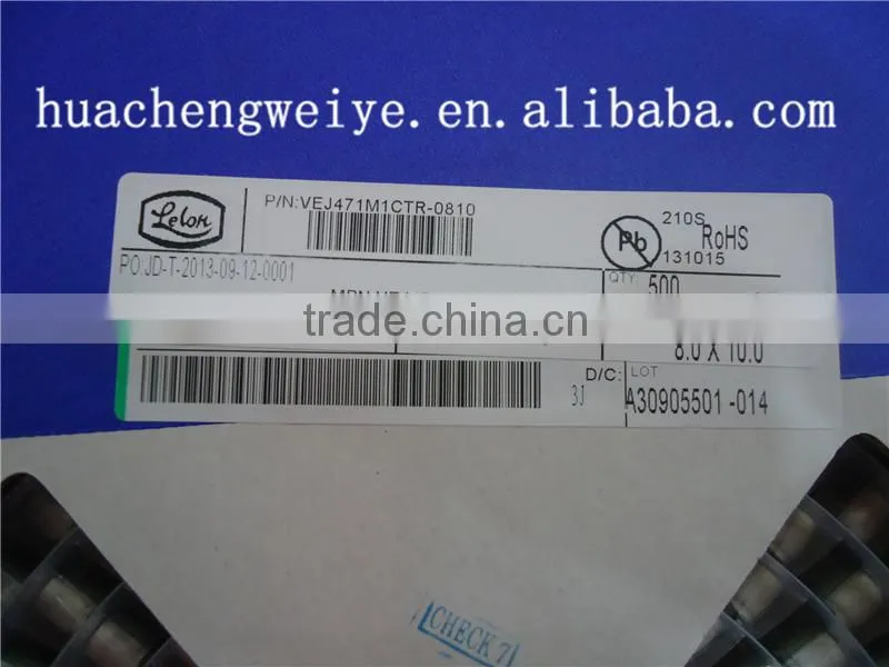 SMD Aluminum electrolytic Capacitors 470UF 16V 8*10