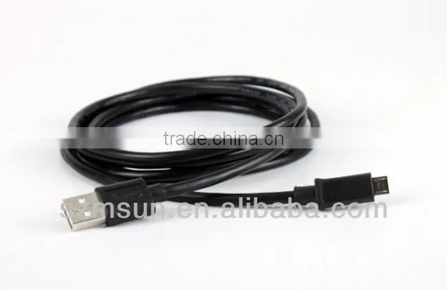 Flat Coloful micro usb cable,For Samsung usb 5pin cable