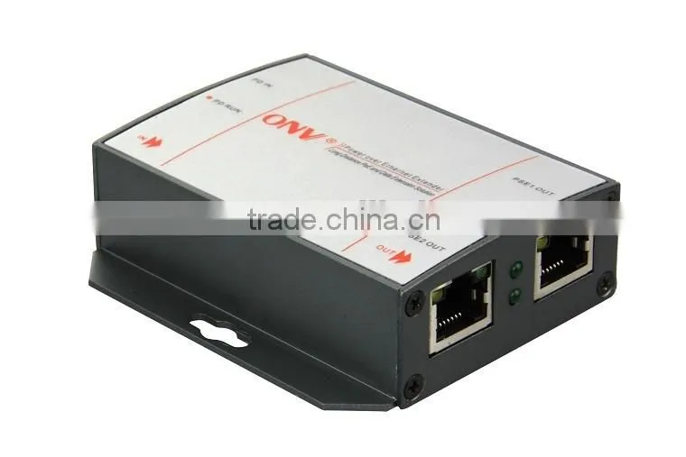 100m Fast Ethernet PoE extender support IEEE802.3af,15.4watts