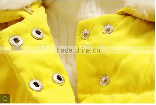 2016 Cute Brighten Watermelon Red Cotton Padded Coat