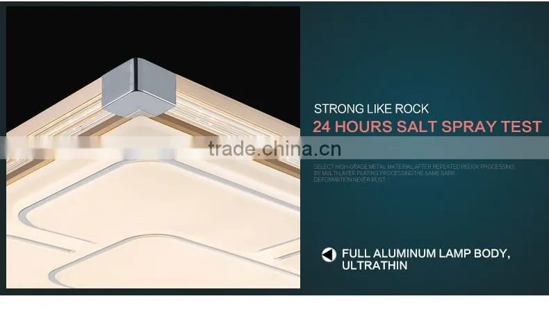 Modern led flush mount ceiling light golden color for residential