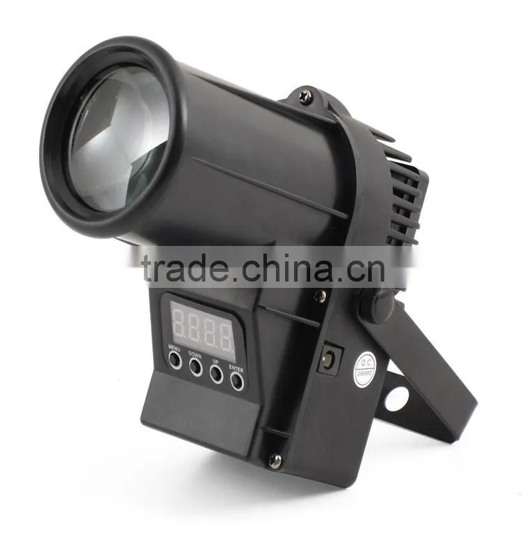 DMX512 LED Pinspot Light 10W RGBW 4-in-1 LED Wash Beam Pinspot Stage Spotlight Projection Effect Lighting